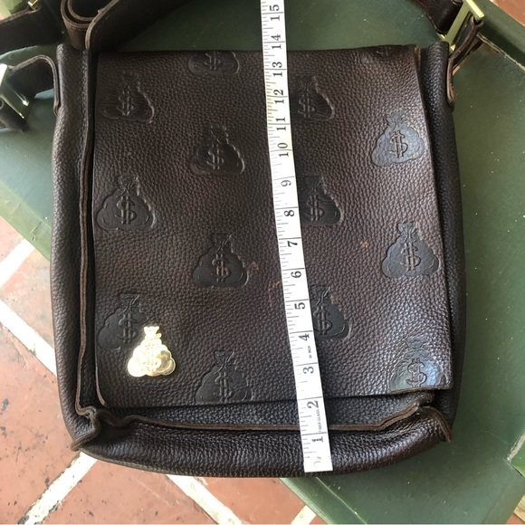 Gene Simmons Limited Edition Pebble Leather Messenger Money Bag KISS Numbered - Picture 5 of 16